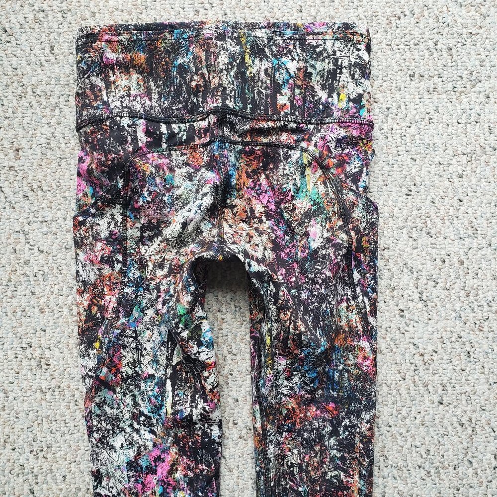 Lululemon Fast and Free Tight Vitalize 25" - Sz 4 - Picture 6 of 8